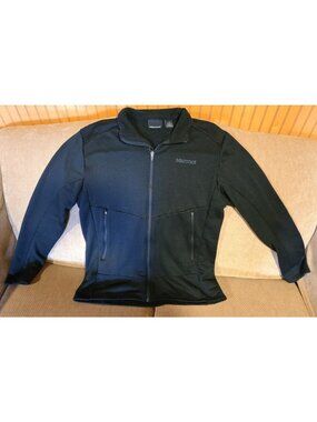 Marmot Gray Polartec Full Zip  Fleece Sweater Size L